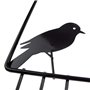 XLKJ Cage à Oiseaux Forme Mural Organisateur De Bijoux Suspendus Boucle D'oreille Titulaire Collier Bijoux Présentoir Rack, Noir