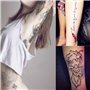 Xrten 10 Pcs/Set Aiguilles de Tatouage avec Tube Manchon Poignee, 10 Modèles 3RL 5RL 7RL 3RS 5RS 7RS 5F 7F 5M1 7M1