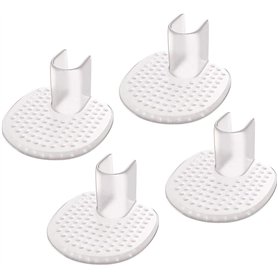 LHKJ Lot de 4 Protège-orteils pour Tongs & Talons Hauts