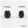 Embout De Chaise 10pcs Protection Pied De Chaise 12-16mm Patin Chaise Silicone Tampon Chaise Casquettes Pour Jambes De Meubles R