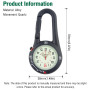 montre à mousqueton pour travailleurs