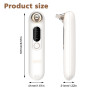 Aspirateur à points noirs, nettoyant pour pores et extracteur d'acné avec 5 niveaux d'aspiration et 4 têtes remplaçables, nettoy