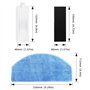 Liveryde Remplacement compatible avec Honiture G20 / G20 Pro, pour Laresar Evol 3 / 3S, 1 brosse rotative, 4 brosses latérales, 