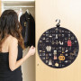 fuxunamz Presentoir Boucle D'oreille, Murale Support Boucle D'oreille Porte Bijoux Rangement Suspendre Présentoir Boucles D'orei