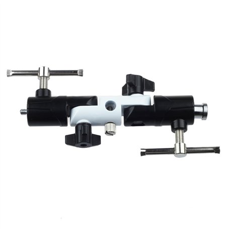 FOTGA 3 Patins à glace en U pour parasol Swivel Light Stand 2 adaptateur Bracket