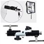 FOTGA 3 Patins à glace en U pour parasol Swivel Light Stand 2 adaptateur Bracket