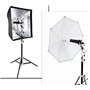 FOTGA 3 Patins à glace en U pour parasol Swivel Light Stand 2 adaptateur Bracket