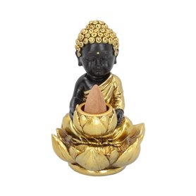 Nemesis Now Baby Bouddha Brûleur d'encens à Reflux Doré 10