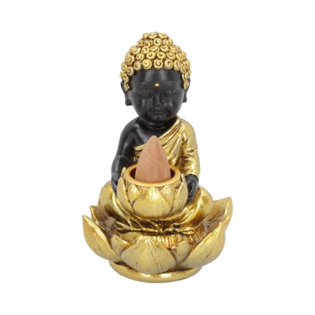 Nemesis Now Baby Bouddha Brûleur d'encens à Reflux Doré 10