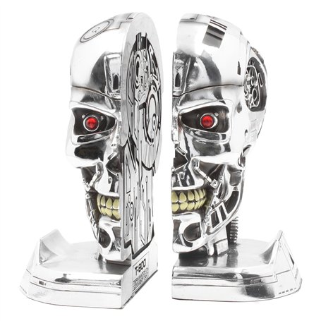 Nemesis Now Terminator 2 Serre-Livres en résine Argenté 18