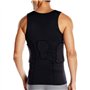 TUOYR Maillot de compression rembourré pour homme - Protection de poitrine - Protection des côtes - Protection du cœur - Pour ru