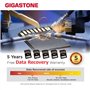[5 Ans Récupération de données Gratuite] GIGASTONE 512Go Carte SD, 4K Camera Extreme, Vitesse jusqu'à 160/130 Mo/s, A2 V30 U3 SD