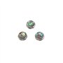 Alnicov Accessoires pour trompette - Coquille d'ormeau - 3 boutons de doigt - Pièce de réparation - Instrument de musique - Outi