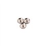 Alnicov Accessoires pour trompette - Coquille d'ormeau - 3 boutons de doigt - Pièce de réparation - Instrument de musique - Outi