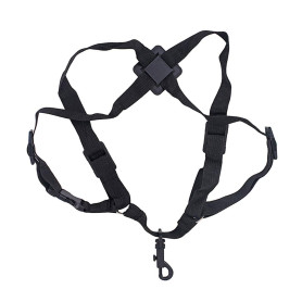 Alnicov Ceinture d'épaule réglable en cuir de saxophone Sax Neck Strap Epaissir