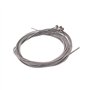 Alnicov 4 pièces en acier inoxydable cordes basses pièces de guitare basse corde de guitare jauge plaqué argent guitare basse ac