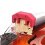 Alnicov Pratique de violon alto en alliage de Zinc muet violon pratique professionnelle pour 3/4 4/4 pièces de violon acoustique