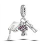MariaFonte Charm Nouveau 2025 Compatible Toutes Marques Pendentif Graduation Diplôme Fleurs Parchemin Anniversaire Breloque Orig