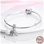 MariaFonte Charm Nouveau 2025 Compatible Toutes Marques Pendentif Graduation Diplôme Fleurs Parchemin Anniversaire Breloque Orig