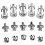Neewer® Lot de 15 convertisseurs/adaptateurs à vis filetées en métal pour Appareil Photo DSLR