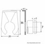Neewer® Lot de 15 convertisseurs/adaptateurs à vis filetées en métal pour Appareil Photo DSLR, trépied, Plateforme d'épaule, Sup