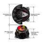 Boss Audio Systems CH4230 Enceinte de Voiture 3-Voies 225 W - (Piezo, Aluminium, 100-18000 Hz)