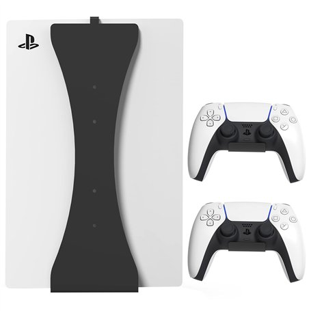HumanCentric Support mural compatible avec Fat PS5 Original avec 2 supports de manette
