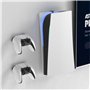 HumanCentric Support mural compatible avec Fat PS5 Original avec 2 supports de manette, support métallique pour Fat PS5, support