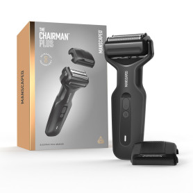 MANSCAPED® The Chairman™ Plus Rasoir électrique pour homme – Deux têtes de lames interchangeables