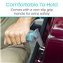 Vive Poignée de voiture pour personnes âgées – Loquet anti-rayures – Barre d'appui automatique – Astuce de sécurité pour aider à