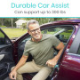 Vive Poignée de voiture pour personnes âgées – Loquet anti-rayures – Barre d'appui automatique – Astuce de sécurité pour aider à