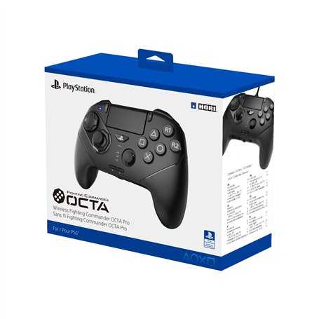HORI Wireless Fighting Commander OCTA Pro – Tapis de combat de qualité tournoi pour PlayStation 5 et Windows 11/10 – Sous licenc