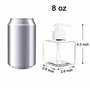 Youngever Lot de 5 Bouteilles de Pompe de Lotion en Plastique Rechargeables Vides 250ML, Distributeur Flacon Pompe (Transparent)
