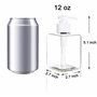Youngever Lot de 5 Bouteilles de Pompe de Lotion en Plastique Rechargeables Vides 350ML, Distributeur Flacon Pompe (Transparent)