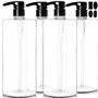 Youngever Lot de 4 Bouteille Pompe Shampoing 1L