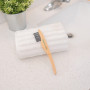 GranNaturals Brosse à cheveux - Outil de nettoyage pour peigne - Détachant avec manche en bois de hêtre naturel, poils durs en n