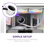 NZXT Kraken 240 RGB - Refroidisseur liquide pour processeur AIO 240 mm - Écran LCD carré personnalisable de 1,54" pour images, m