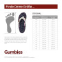 Gumbies - Islander Hibiscus - 42, Orange