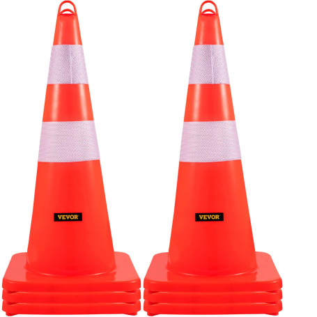 VEVOR Cône Signalisation Réfléchissant 73 cm