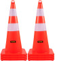 VEVOR Cône Signalisation Réfléchissant 73 cm