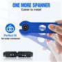 ECO-WORTHY Kit d'outils de sertissage solaire 13 PCS Outils solaires - un sertisseur, 10 paires de connecteurs solaires, 2 paire