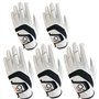 FINGER TEN Lot de 5 gants de golf pour homme main gauche en cuir cabretta résistant aux intempéries doux - Gants de golf pour ho