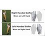 FINGER TEN Lot de 5 gants de golf pour homme main gauche en cuir cabretta résistant aux intempéries doux - Gants de golf pour ho