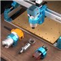 SainSmart Genmitsu 4040 PRO Fraiseuse CNC, supporte 4 axes et module WiFi, entraînement à vis amélioré pour le travail du bois, 