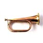 Bugle en laiton pur fait à la main Marron