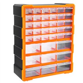 Amazon Basics Casier de rangement à 39 tiroirs pour quincaillerie et fournitures d'artisanat