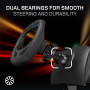 Gioteck FR5 Racing Wheel Dock pour manette DualSense et DualEdge PS5, PC, compatible Steam Deck – Centrage automatique – Pour je