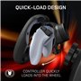 Gioteck FR5 Racing Wheel Dock pour manette DualSense et DualEdge PS5, PC, compatible Steam Deck – Centrage automatique – Pour je