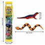 Cubitube - Requin de Deluxebase. Collection de 11 pièces de Petites Figurines de Requins et d'accessoires de Jeu. Tube de Rangem