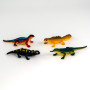 Cubitube - Requin de Deluxebase. Collection de 11 pièces de Petites Figurines de Requins et d'accessoires de Jeu. Tube de Rangem